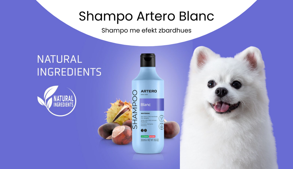 Artero Blanc - Shampoja për Qen që Zbardh Gëzofin e Bardhë