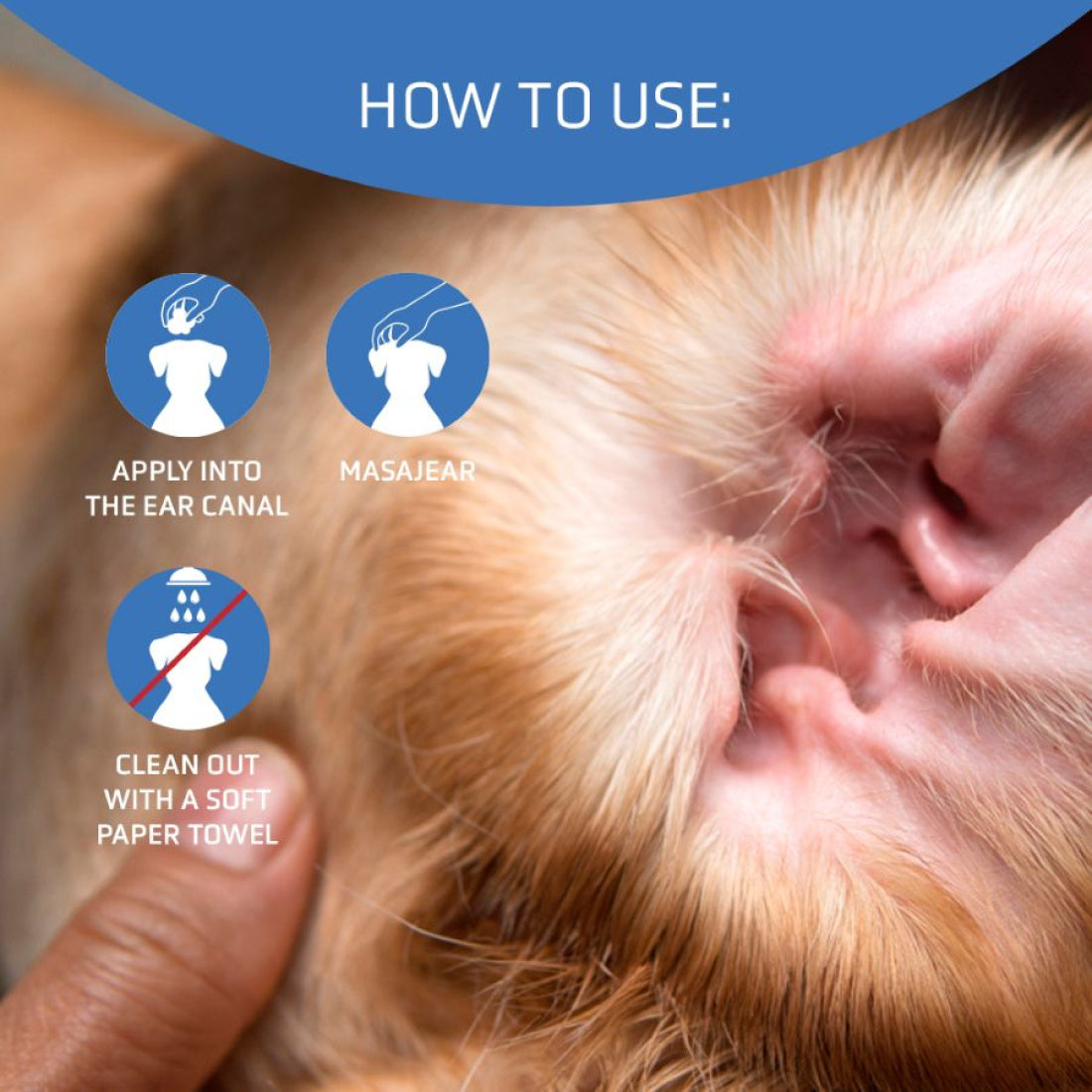 Artero Aurigel - Pastrues për kanalin e veshit (për qen) (100ml)